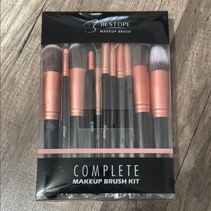 Rose Gold Makeup Brush Kit